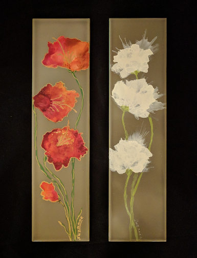Red and White Flowers